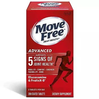 Move Free | 维骨力氨糖软骨素 红瓶红标 (200粒)  关节基础 日常养护,商家Sam's Club,价格¥215