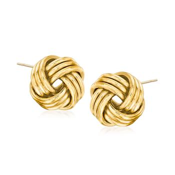 商品Ross-Simons | Ross-Simons 14kt Yellow Gold Love Knot Earrings,商家Premium Outlets,价格¥1498图片
