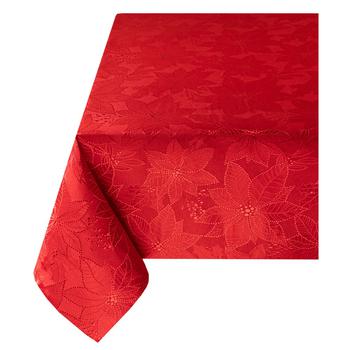 商品Poinsettia Palace Raised Jacquard Tablecloth, 70"图片