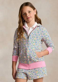 Ralph Lauren | Lauren Childrenswear Girls 7 16 Floral French Terry Full Zip Hoodie,商家Belk,价格¥246