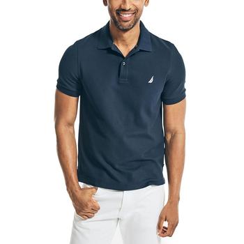Nautica | Men's Sustainably Crafted Slim-Fit Deck Polo Shirt商品图片,6折起