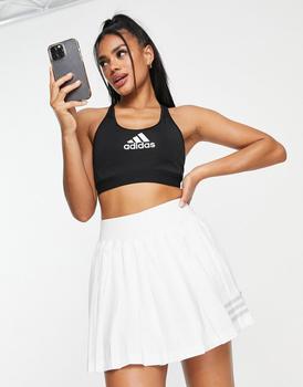 Adidas | adidas Tennis Club pleated skirt in white商品图片,7.5折×额外9.5折, 额外九五折