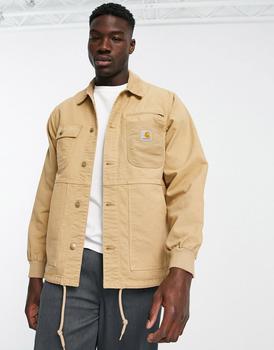 推荐Carhartt WIP medley cord detail jacket in brown商品