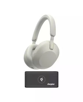 SONY | WH-1000XM5 Wireless Noise Canceling Over-Ear Headphones (Silver) Bundle,商家Macy's,价格¥2923