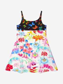 商品Versace | Versace Multicoloured Girls Cotton Jersey Butterfly Le Jardin Print Dress,商家Childsplay Clothing,价格¥1645图片