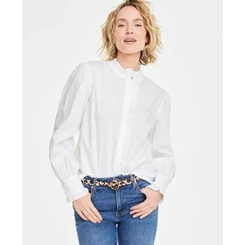 推荐Women's Ruffle-Collar Shirt, Created for Macy's商品