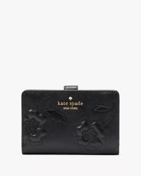 Kate Spade | Madison Floral Applique Medium Bifold Wallet,商家Kate Spade Outlet,价格¥476