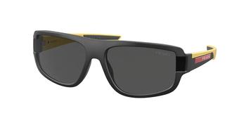 Prada | Dark Grey Rectangular Mens Sunglasses PS 03WS 08W06F 66商品图片,2.8折