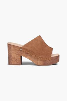 美国sam edelman拖鞋, Sam Edelman | Josselyn suede platform mules商品图片 6折