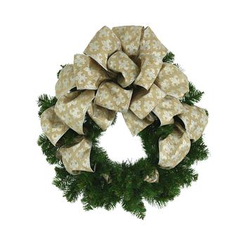 商品Creative Displays | Creative Displays 26'' Holiday Evergreen Wreath with a Large Bow,商家Premium Outlets,价格¥579图片