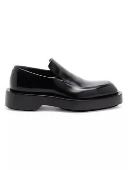 Jil Sander | Elegant Platform Leather Shoes 