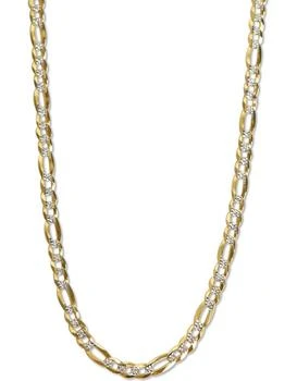 Argento Vivo Sterling Silver | Two-Tone Figaro Chain Necklace,商家Nordstrom,价格¥367