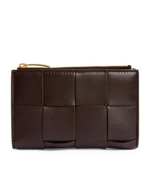 Bottega Veneta | Leather Intrecciato Bifold Wallet 