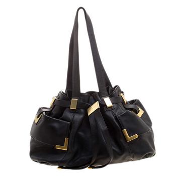 推荐Michael Michael Kors Black Leather Tote商品