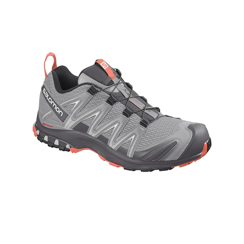 Salomon | SALOMON 24新款 XAP3系列女士灰色橘色纺织越野跑鞋,商家VPF,价格¥1149