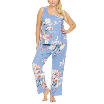 Flora Nikrooz, Flora Nikrooz | Plus Size Kimber Tank Top Pajama Set商品图片 9折×额外7折, 额外七折