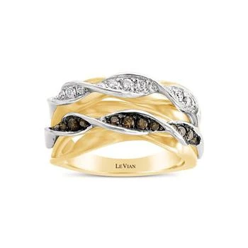 推荐Ladies Grand Sample Sale Ring in 14K Two Tone Gold商品
