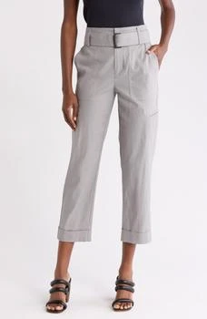 Vince | Belted Linen Blend Pants,商家Nordstrom Rack,价格¥336