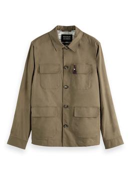 推荐Scotch & Soda 169823 Lightweight Army Jacket In Khaki商品