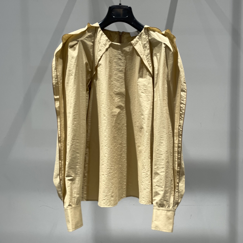 chloe c多少钱, Chloé | CHLOE' 女士卡其色泡泡袖上衣 C21AHT09-047-275商品图片 独家减免邮费