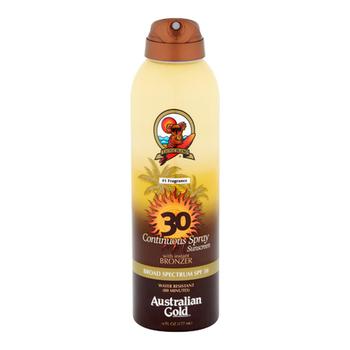 product Australian Gold SPF 30 Continuous Spray Sunscreen with Instant Bronzer, 6 Oz image
