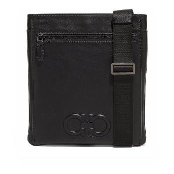 菲拉格慕包单肩包, Salvatore Ferragamo | Salvatore Ferragamo 菲拉格慕 男士黑色拉链单肩斜挎包 24-A001-693321商品图片 独家减免邮费