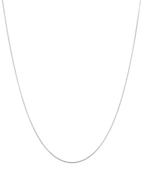 Macy's | Solid Box Link 24" Chain Necklace in 14K White Gold,商家Macy's,价格¥1571