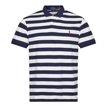 推荐Polo Ralph Lauren Stripe Polo Shirt - Newport Navy商品