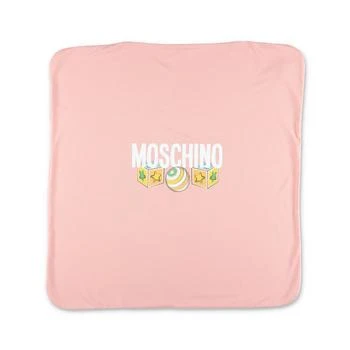Moschino | Moschino Kids Teddy Bear-Printed Square Blanket 5.7折