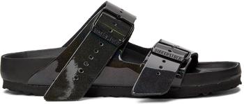 Rick Owens | Black Birkenstock Edition Iridescent Arizona Sandals商品图片,额外8.5折, 独家减免邮费, 额外八五折