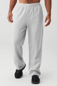 Alo | Accolade Straight Leg Sweatpant - Athletic Heather Grey 