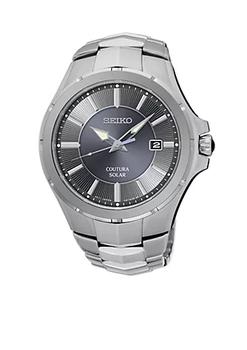 Seiko | Men's Coutura Silver-Tone Watch商品图片,6折