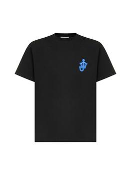 商品JW Anderson | JW Anderson Logo Embroidered Crewneck T-Shirt,商家Cettire,价格¥572图片