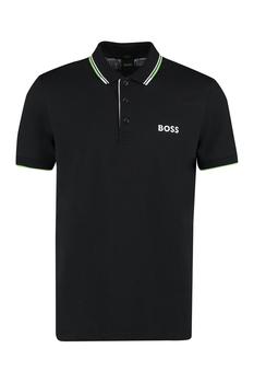 推荐Boss Hugo Boss Logo Embroidered Short-Sleeved Polo Shirt商品