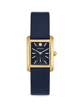 tory burch eleanor, Tory Burch | Eleanor Goldtone & Leather Strap Watch商品图片 