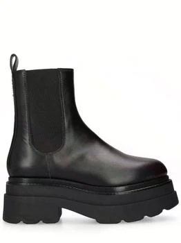 Alexander Wang | 75mm Carter Platform Leather Ankle Boots 