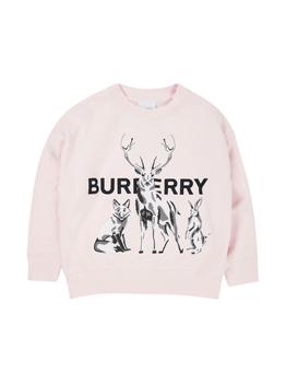 Burberry | Embroidered Cotton Blend Sweatshirt商品图片,