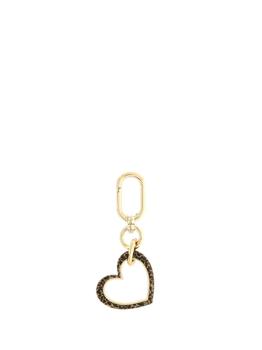 商品Borbonese | Borbonese Heart Keyring With Op. Detail,商家Italist,价格¥574图片