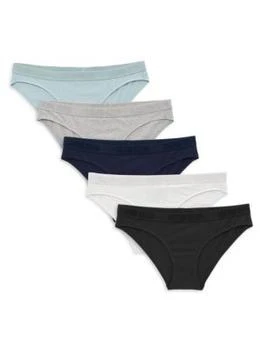 Calvin Klein | 5-Pack Cheeky Bikini Panties,商家Saks OFF 5TH,价格¥222