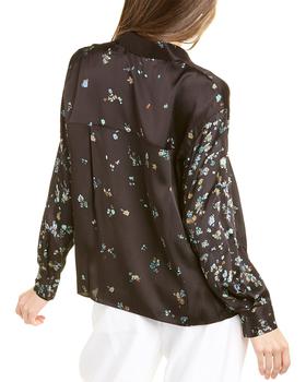 vince真丝, Vince | （轻微瑕疵）Vince Scattered Floral Silk Blouse商品图片 2.6折