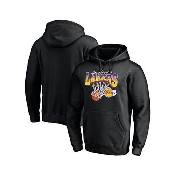 男士休闲lakers, Fanatics | Men's Black Los Angeles Lakers Balanced Floor Pullover Hoodie商品图片 7.3折