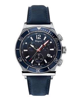 男士休闲菲拉格慕手表, Salvatore Ferragamo | Ferragamo 1898 Sport Chronograph Watch商品图片 4.7折, 独家减免邮费