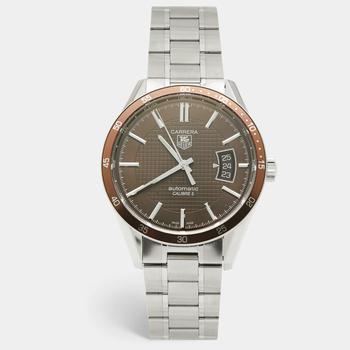 推荐TAG Heuer Brown Stainless Steel Carrera WV211N.BA0787 Men's Wristwatch 39 mm商品