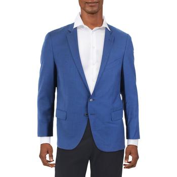 推荐Hart Schaffner Marx Mens Wool Solid Two-Button Suit Jacket商品