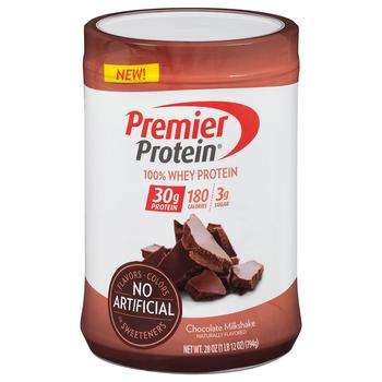 商品Premier Protein | 100% Whey Protein Powder Chocolate Milkshake,商家Walgreens,价格¥232图片