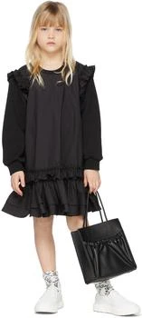 MAISON MARGIELA | Kids Black Ruffle Long Sleeve Dress 3.0折
