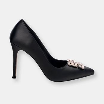 商品London Rag | Prisca Stiletto Crystal Brooch Pumps,商家Verishop,价格¥390图片