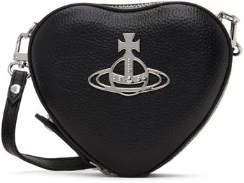 Vivienne Westwood | Black Mini Louise Heart Crossbody Bag 独家减免邮费