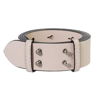 商品The Medium Ladies Belt Bag Grainy Leather Belt- Chalk Pink图片