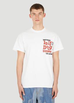 推荐Hot Diggity Dog T-Shirt in White商品